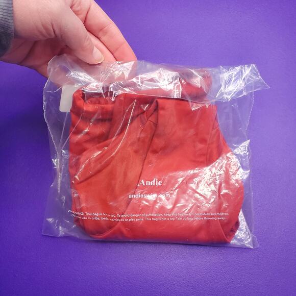 Andie The Snap Swim Bottom in Chili Pepper Red Women's XS NWT High Rise - Picture 7 of 10